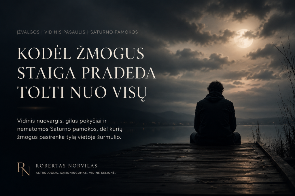 Kodėl žmogus pradeda tolti nuo visų – emocinis nuovargis ir vidinis atsitraukimas